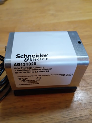 #ad Schneider Electric Erie Pop Top Actuator AG13A030 New Unused $59.99