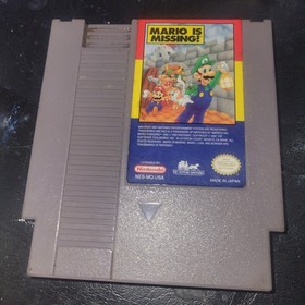 NES Mario is Missing! (Nintendo Entertainment System, 1993) Manual Hard Case