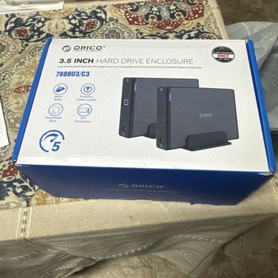 ORICO 2.5/3.5'' HDD Enclosure Type-C to SATA 3.0 Hard Drive Case External Laptop