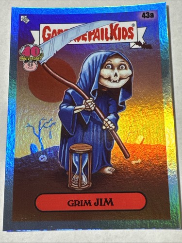 Grim Jim [Foil] #43a 2025 Topps Worst of Garbage Pail Kids 40th Anniversary card