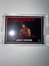 2024 Keepsake Red Edition JOHN RAMBO Legendary Laser Signatures Green Onyx /99
