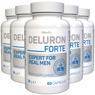 Deluron  Forte - 300 Kapseln (5x 60 Kapseln), 5er Pack