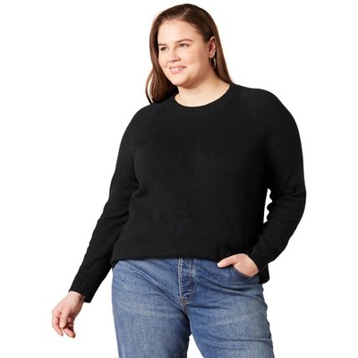Amazon Essentials Damen Pullover Schwarz Größe