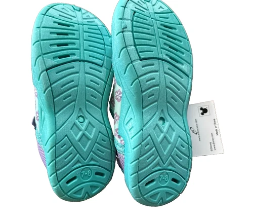Disney Stitch water shoes for Girls Size 7/8 Blue Beach New - Picture 5 of 19