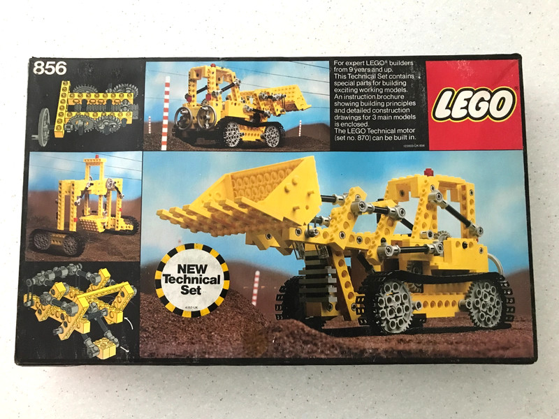 Lego Technic 856 Bulldozer Truck vintage set complete boxed # 2