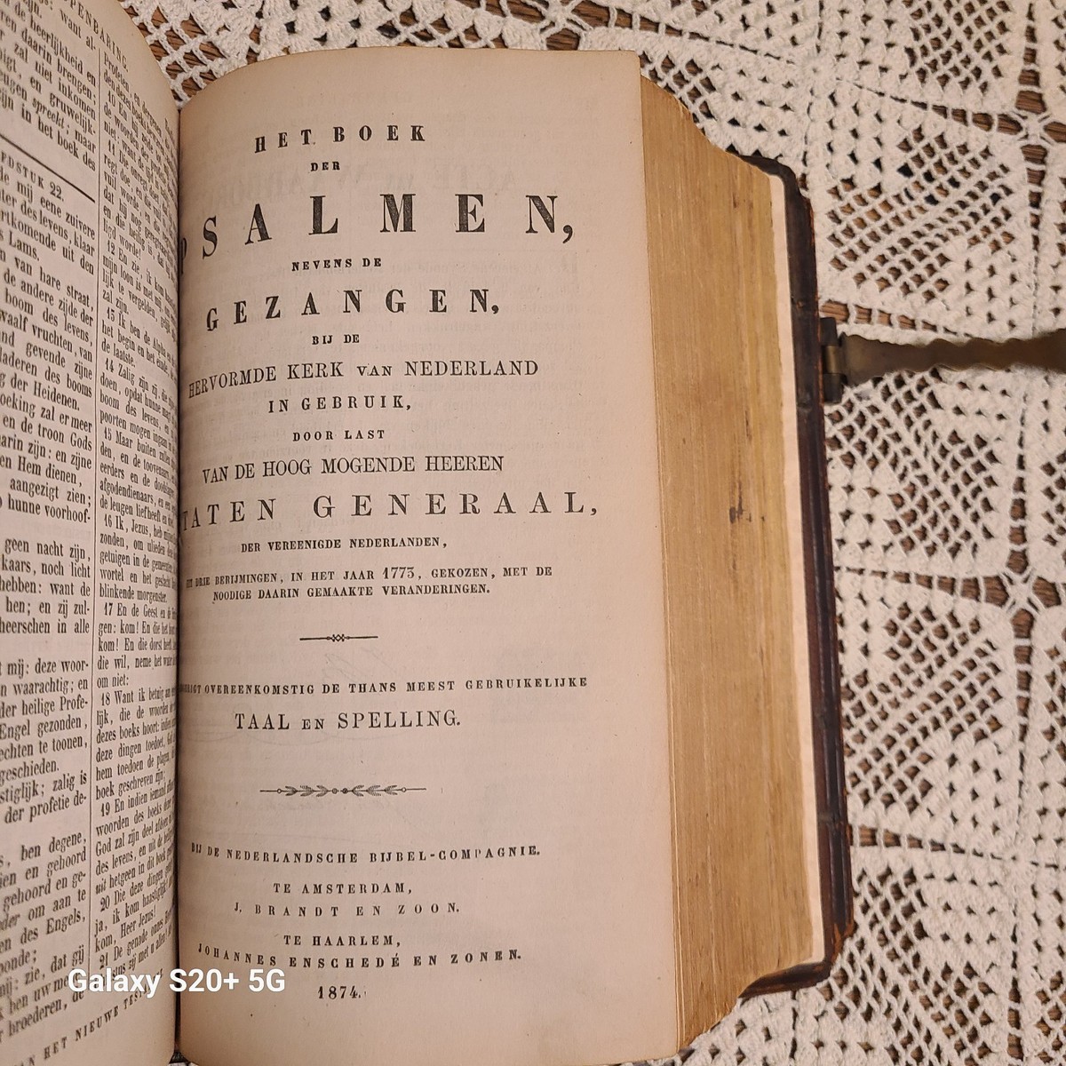 Old Dutch Bible Rare Includes Old & New Testament States