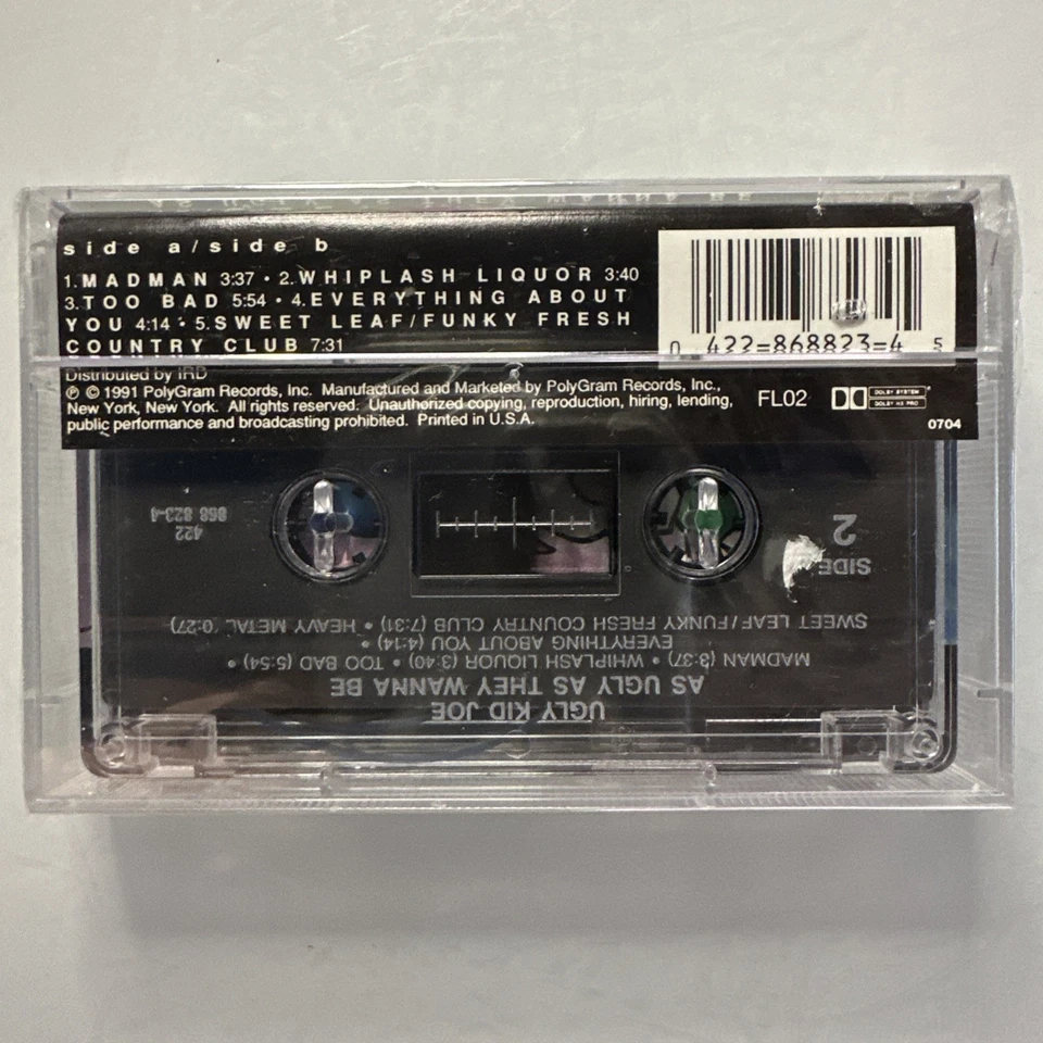 Ugly Kid Joe As ugly as They Wanna Be (Cassette) New Sealed - Image 2 of 2