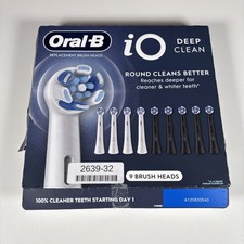 Oral-B iO Deep Clean Replacement Toothbrush Head 9-count New Open Box