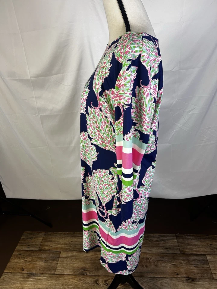 Vestido para mujer Jean Pierre Klifa Daphne XL multicolor solero sabía longitud Foto 3 de 4