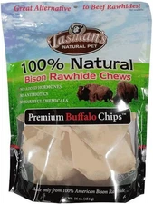 All-Natural Buffalo (Bison) Chips - 1 Pound Bag