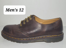 Vintage Dr Martens 1561 59 Oxford Brown Men's Shoes Size 12 Made in England