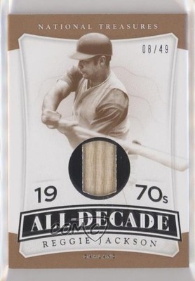 2017 Panini National Treasures All Decade 8/49 Reggie Jackson #AD-RJ HOF 1u6