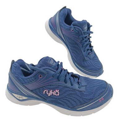Ryka Regina Shoes Womens Size 5.5 Blue Purple Memory Foam Athletic Walking