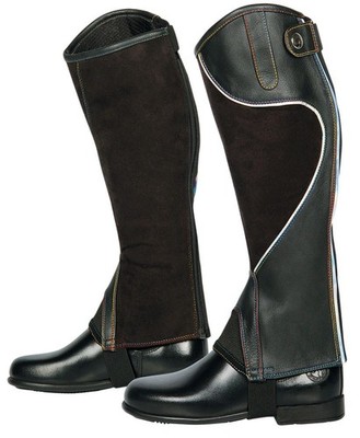 Harrys Horse Chaps Youngstar Kinder schwarz 6 oder 8 Jahre sehr schmale Waden