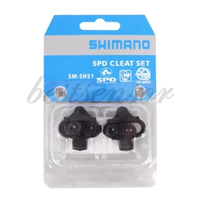 AUTO-PARTSBETTER Shimano SPD SM-SH51 Single-Directional Release Cleats w/o Cleat Plate Nuts