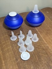 Tupperware Gourmet Cake Decorator Frosting Kit 5 Tips Used
