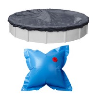 18' Round Deluxe Above Ground Swimming Pool Winter Cover & 4'x4' Air Pillow on sale 18' Round Deluxe Above Ground Swimming Pool Winter Cover & 4'x4' Air Pillow on sale