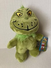Aurora Dr. Seuss How the Grinch Stole Christmas Plush Toy 9" Green