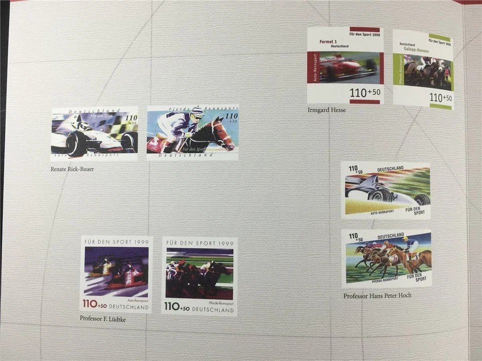 GERMANY ART-EDITION 1999/04 SPORT REITEN RADFAHREN MOTORSPORT - Image 4 of 4