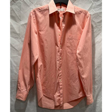 Henry Grethel Fitted Pink/Coral Shirt - Men's 15 34/35 