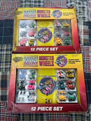New Vintage 1988 Road Champs Mini Monster Wheels Micro Machines