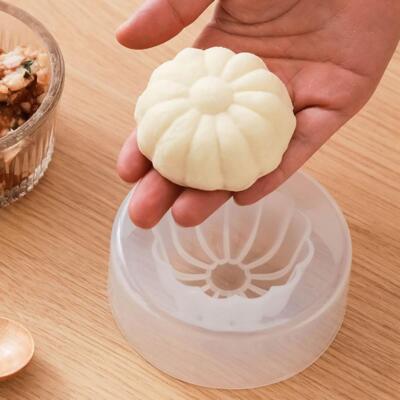 2 Stck. Chinesische Baozi Form Gebäck Kuchen Knödel Maschine Gedämpft Gefüllt Brötchen Maki CS