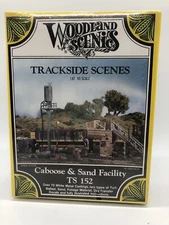 Woodland Scenics- Trackside Scenes TS152 Caboose & Sand Facility HO Scale