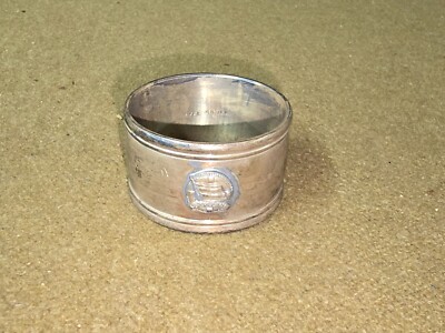 Vintage NYK Nippon Yusen Kabushiki Cruise Line Napkin Ring with Emblem