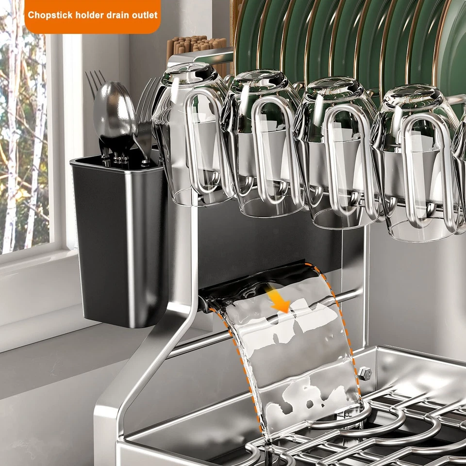 kitchen dish drying rack - Image 4 of 4