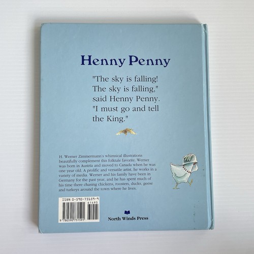 Henny Penny By H. Werner Zimmermann Vintage Kids Book 1989 - Picture 11 of 13