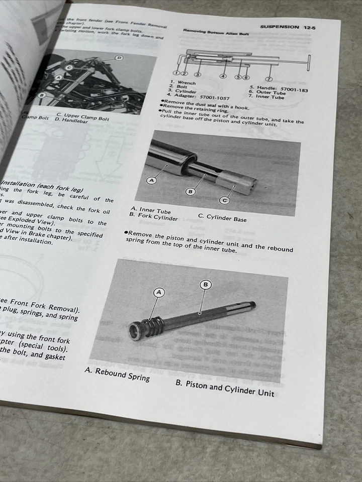 1986 1987 Kawasaki Ninja 250R/GPZ 250R Руководство по Сервисному Ремонту - Изображение 4 из 4