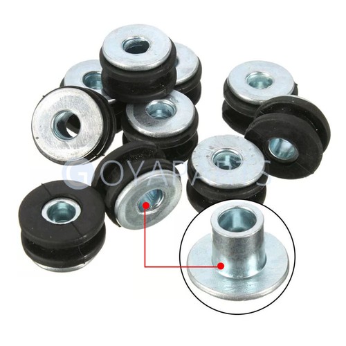 10Pcs Motorcycle Rubber Grommets Bolt For Honda Yamaha Suzuki Kawasaki Fairing - Bild 5 von 9