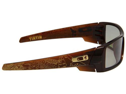 Oakley Gascan Tintin 3D Glasses OO9143-05 Polished Rootbeer/HDO-3D - Picture 3 of 4