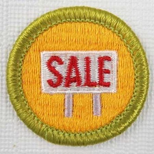 Salesmanship Current Plastic Back Merit Badge [MB-175]