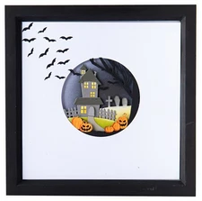 New, Retired Sizzix Thinlits Haunted Hills 8pc #664587 Retail $34.99 by Ogborn