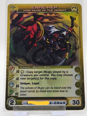 Chaotic TCG : Enre-Hep High Muge Of The Desert 1st Edition Ultra Rare Creature