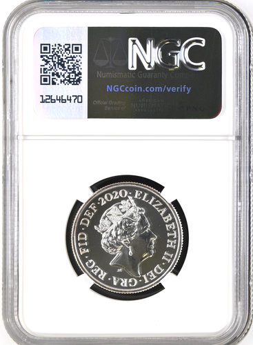 2020 £20 Silver Welsh Dragon NGC MS69 Britain Exclusive Royal Mint Experience - Bild 2 von 2