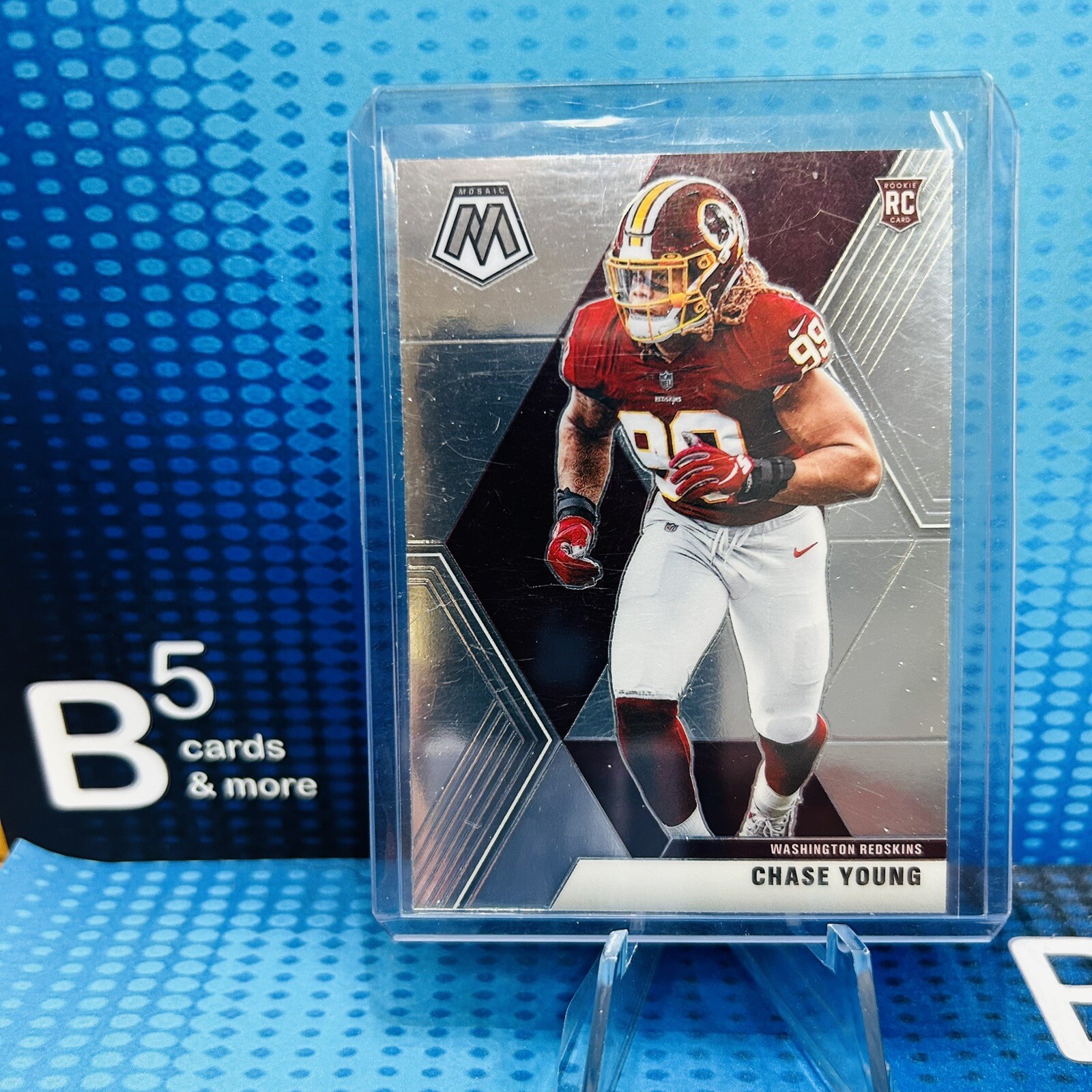 2020 PANINI MOSAIC #202 CHASE YOUNG RC COMMANDERS