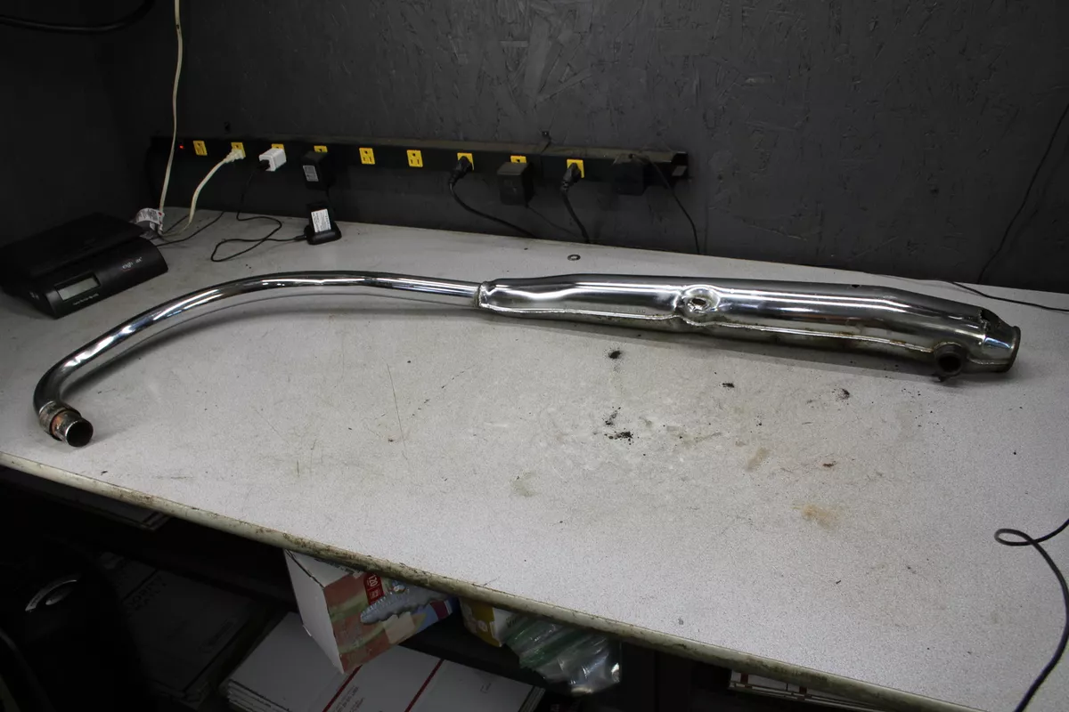 1974 Honda CB750 Four HM341 LOWER RIGHT #3 EXHAUST PIPE 7701.IE