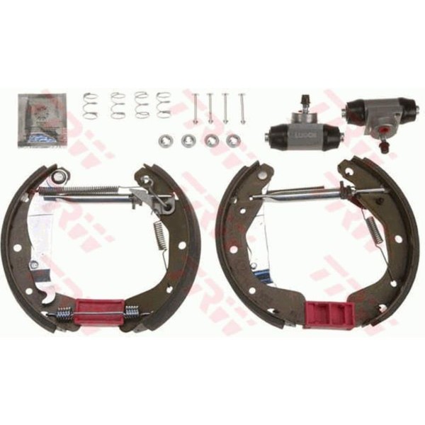 TRW Bremsbackensatz Bremsbacken Hinten FüR Opel Corsa C F08 F68 Chevrolet-image
