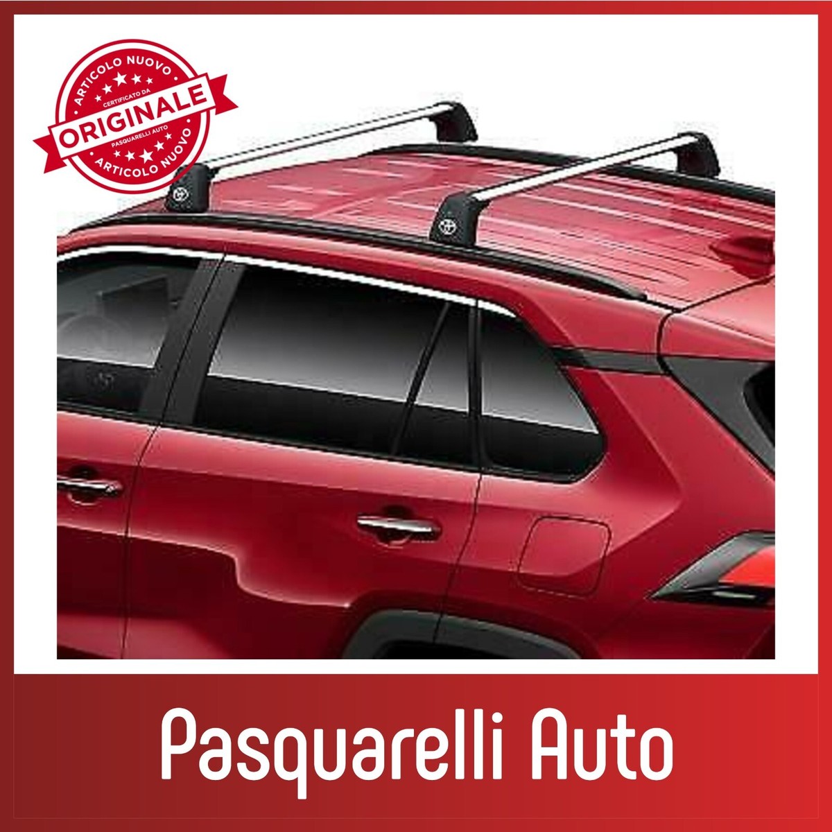 Barre Portatutto Per RAV4 2019-2024 – 2 Pezzi In Alluminio Con Capacità 120kg Per Viaggi E Trasporto