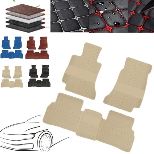 Car Floor Mat For Lincoln All Series Cargo Liners PU Carpet Waterproof Custom - Foto 38 di 42