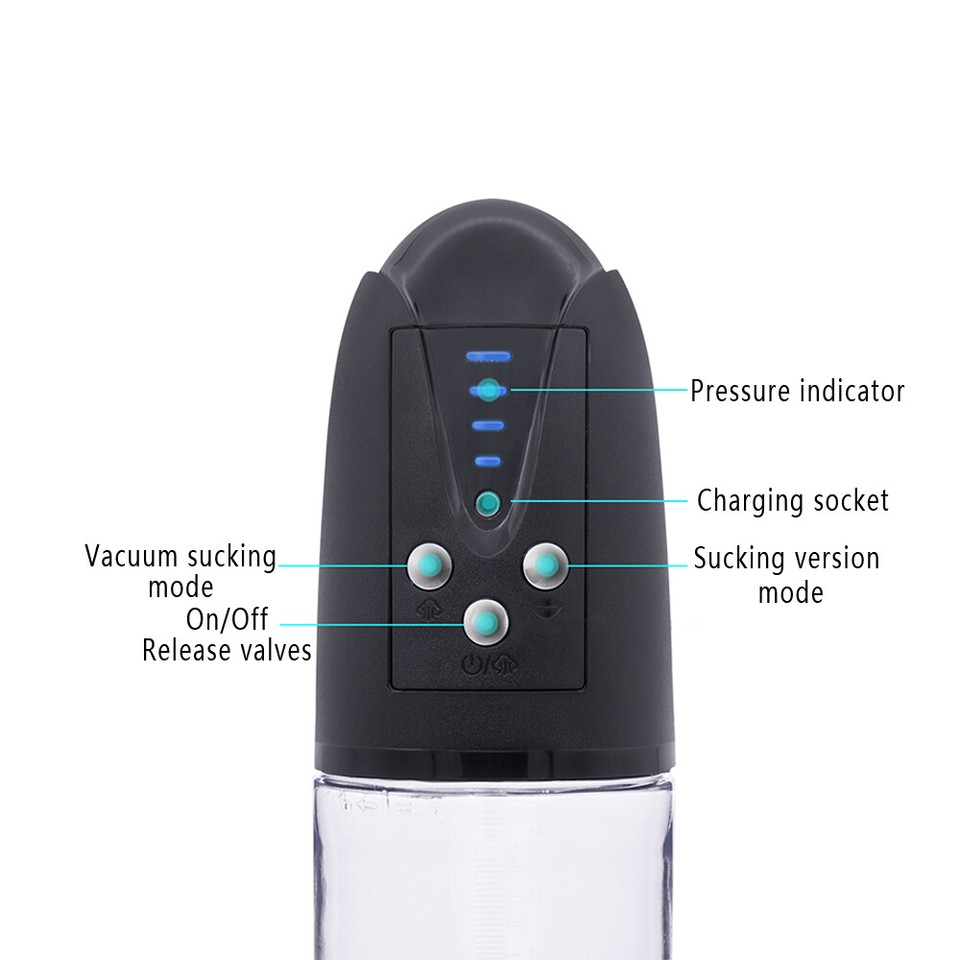 Männliche Vakuum Saugen Penis Pumpe&Soft Sleeve Rechargeable Enlarger