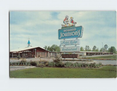 #ad Postcard Howard Johnson#x27;s Motor Lodge Rocky Mount North Carolina $3.46