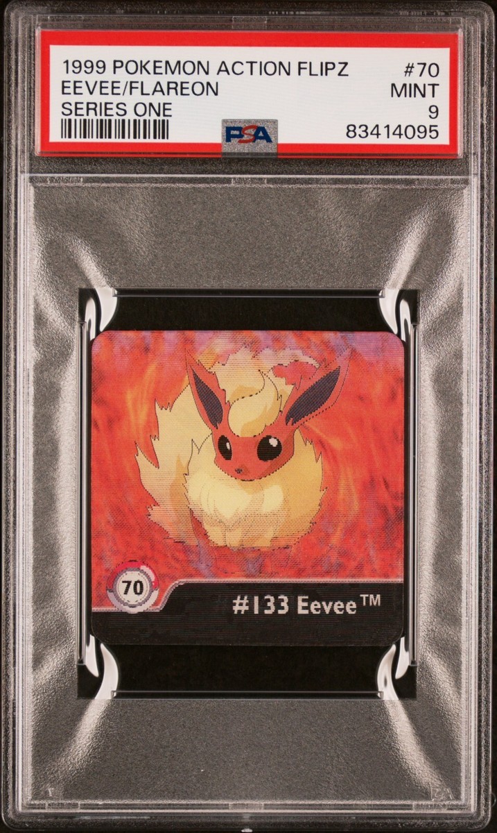 Pokemon Eevee Flareon #70 Action Flipz Series One PSA 9 MINT | eBay