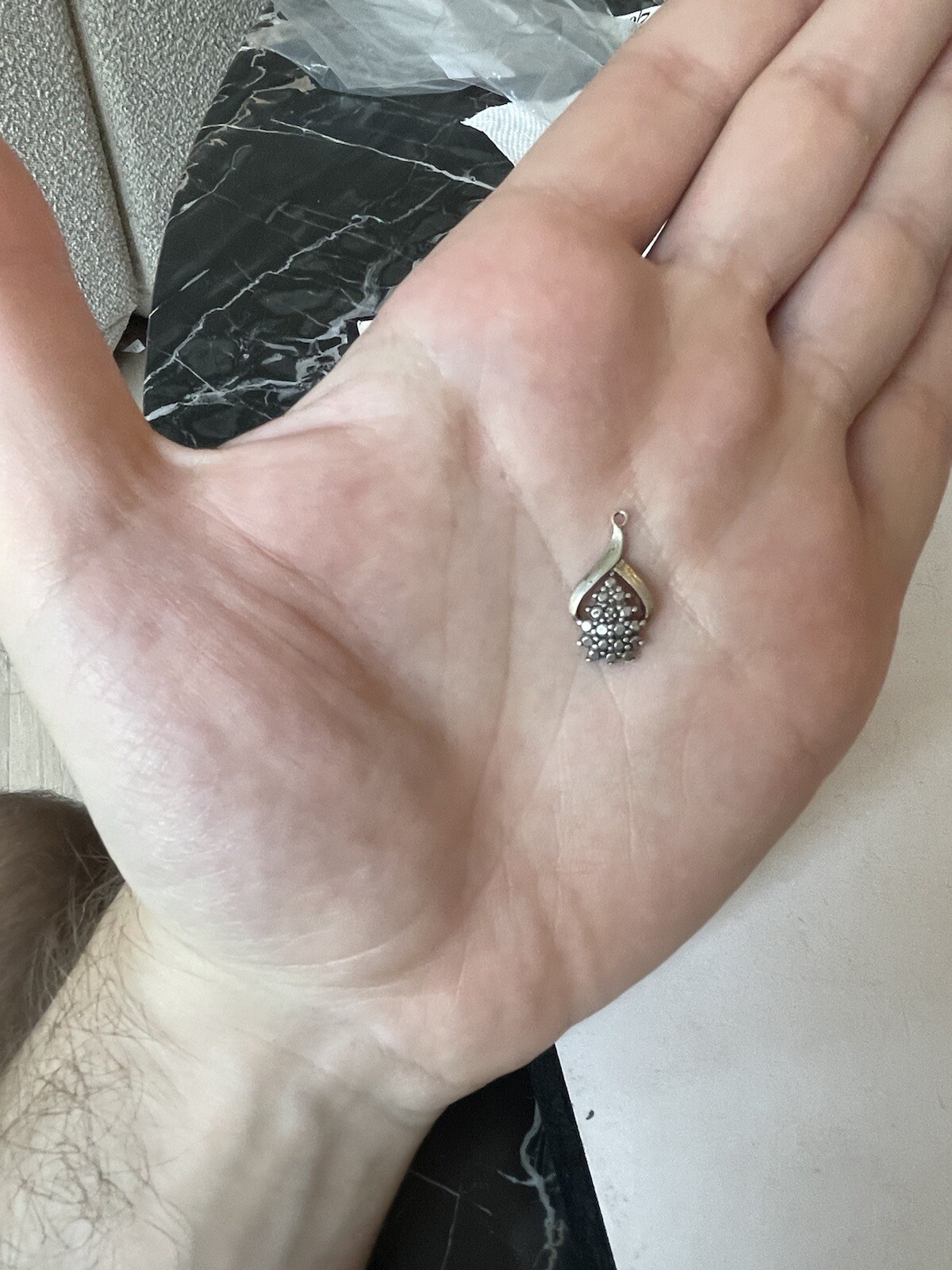 DESIGNER SIGNED SETA STERLING SILVER MARCASITE PE… - image 3