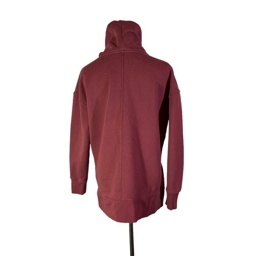 Athleta Size S Red 24/7 Funnel Neck Sweatshirt 502851 - Picture 6 of 10