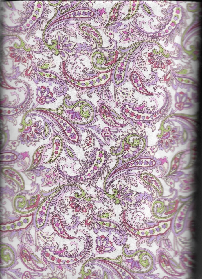 Tela 45' 100% algodón "cozy paisley" de Benartex Farbenric Foto 3 de 3