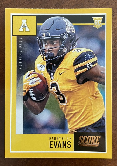 2020 Score DARRYNTON EVANS RC Gold Border Tennessee Titans &hellip;