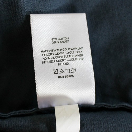 Express Jacket Mens XL Blue Stretch Full Zip Chino Bomber Pockets Lightweight - Picture 10 of 10